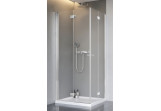 Door shower left Radaway Nes 8 KDD B 80, folding, 800x2000mm, glass transparent, profil chrome