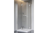 Door shower left Radaway Nes 8 KDD B 80, folding, 800x2000mm, glass transparent, profil chrome