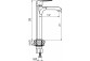 Washbasin faucet Valvex Aurora, standing, height 289mm, perlator Mikado, chrome