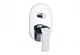 Mixer bath and shower Valvex Aurora, concealed, with switch, chrome