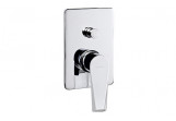 Mixer bath and shower Valvex Quasar, concealed, with switch, chrome