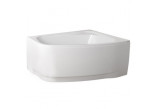 Bathtub enclosure Sanplast COMFORT 100x140 cm color white