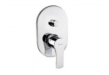 Mixer bath and shower Valvex Dali, concealed, with switch, chrome