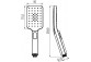 Hand shower Valvex Dali, 3-functional, chrome