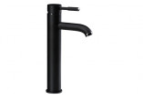 Washbasin faucet Valvex Vegane Nero, standing, height 305mm, spout 128mm, korek click-clack, black