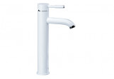 Washbasin faucet Valvex Vegane Bianco, standing, height 305mm, spout 128mm, korek click-clack, white