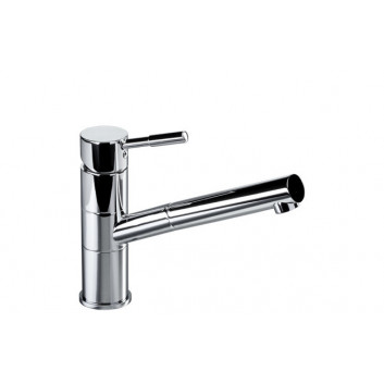 Washbasin faucet Valvex Vegane, standing, height 305mm, spout 128mm, korek click-clack, chrome