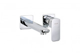 Washbasin faucet Valvex Loft, concealed, spout 186mm, 2-hole, chrome