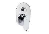 Mixer bath and shower Valvex Tube, concealed, 3-functional, with switch, chrome