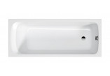 Bathtub oval Sanplast Basic WOW/BASIC 80x180+STW For built-in 180x80 cm - white