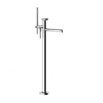 4-hole bath mixer Gessi Anello, standing, 2 wyjścia wody, Shower set, chrome