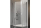 Shower cabin asymmetric Radaway Essenza New PTJ 80x90, glass transparent, 800x900 mm, door left, profil chrome