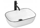 Washbasin REA Belinda Slim, countertop, 45,5x32,5x13,5 cm