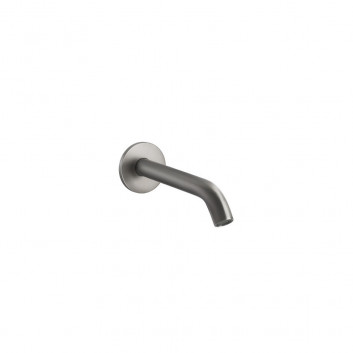 Spout basin Gessi Flessa, standing, height 205mm, zasięg 156mm, brushed steel