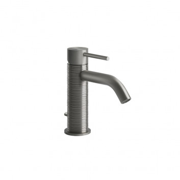 Washbasin faucet Gessi Flessa, standing, height 159mm, korek automatyczny, brushed steel