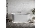 Bathtub freestanding Novellini Ship, 150x70cm, konglomeratowa, white mat