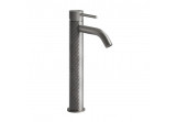 Washbasin faucet Gessi Intreccio, standing, height 305mm, short spout, without pop, brushed steel
