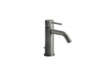 Washbasin faucet Gessi Meccanica, standing, height 159mm, korek automatyczny, brushed steel