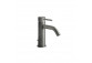 Washbasin faucet Gessi Intreccio, standing, height 159mm, korek automatyczny, brushed steel