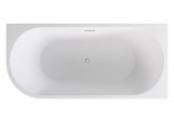 Bathtub freestanding Besco Zoya, right, 170x80cm, acrylic, white