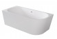 Bathtub freestanding Besco Zoya, right, 150x75cm, acrylic, white
