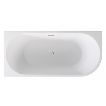 Bathtub freestanding Besco Zoya, right, 170x80cm, acrylic, white