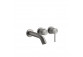 Bath tap Gessi Bath316, concealed, 2 wyjścia wody, brushed steel