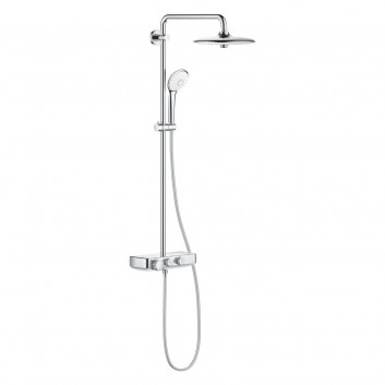 Euphoria SmartControl System 260 Mono Shower system with thermostat for wall mounting