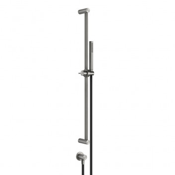 Shower rail Gessi Ingranaggio, z handshower 1-funkcyjną, wężem i przyłączem kątowym, chrome