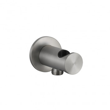 Shut-off valve Gessi Shower316, with handle na słuchawkę, brushed steel