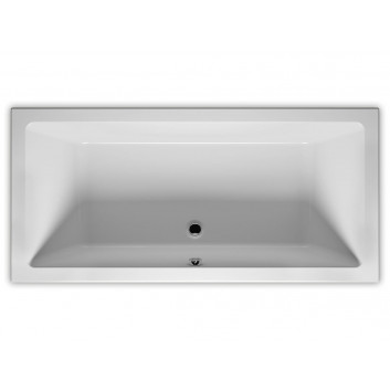 Bathtub rectangular Riho Lugo, 160x70cm, acrylic, white shine