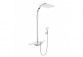 Shower set Kludi Cockpit Discovery, wall mounted, with thermostat, 2 wyjścia wody, chrome