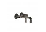 Washbasin faucet Gessi Inciso, concealed, 2-hole, długa spout, Black Metal Brushed PVD