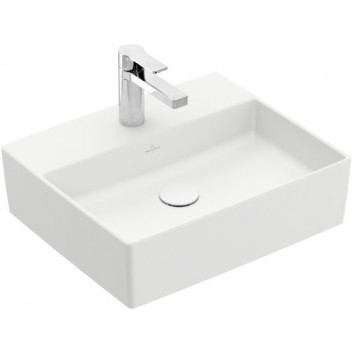 Countertop washbasin Villeroy&Boch Memento 2.0, 498x420mm, without overflow, Weiss Alpin