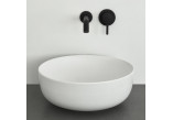Countertop washbasin Cielo La Bacinello Era, round, 40cm, without overflow, white shine