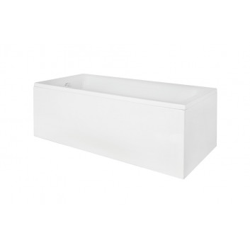 Bathtub enclosure Besco Talia, 110x70cm, panel czołowy i boczny, white