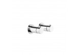 Thermostatic mixer shower Gessi Anello, concealed, 2-hole, 2 wyjścia wody, Brass Brushed PVD
