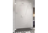 Shower cabin Radaway Essenza Pro 8 Gold Walk-in 120, glass transparent, profil gold