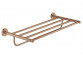 Shelf with hanger for towel Grohe Essentials, 60cm, wall mounted, brushed warm sunset