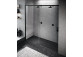 Door shower left Novellini Opera 2PH with fixed panel 87-90x200cm transparent glass, profil chrome- sanitbuy.pl