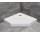 Pentagonal shower tray Radaway Doros PT Compact, 80x80cm, white