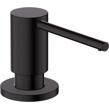 Soap dispenser Hansgrohe, 500ml, montaż na blacie, black mat
