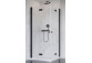 Door shower left Radaway Furo Gold KDD 120, sliding, 1200x2000mm, glass transparent, profil gold