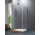 Swing door Huppe Design pure quadrangle, 800mm, uniwersalne, Anti-Plaque, profil black
