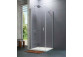 Swing door Huppe Design pure quadrangle, 800mm, uniwersalne, Anti-Plaque, profil chrome eloxal