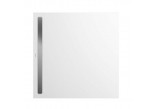 Square shower tray Kaldewai Nexsys, 90x90cm, enamelled steel, white