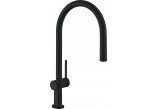 Kitchen faucet Hansgrohe Talis M54, single lever, height 435mm, pull-out spray, 1jet, sBox, black mat