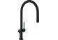 Kitchen faucet Hansgrohe Talis M54, single lever, height 435mm, pull-out spray, 2jet, sBox, black mat
