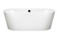 Bathtub freestanding Kaldewai Meisterstück Classic Duo Oval, 170x75cm, set drain and overflow, powierzchnia uszlachetniona, white