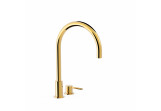 Single lever washbasin faucet Tres Study-Colors, standing, height 373mm, finish 24k gold